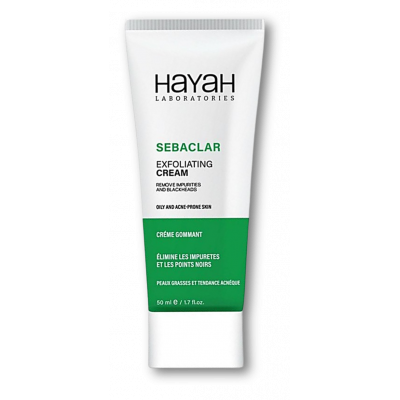 HAYAH LABORATORIES SEBACLAR EXFOLIATING CREAM 50 ML